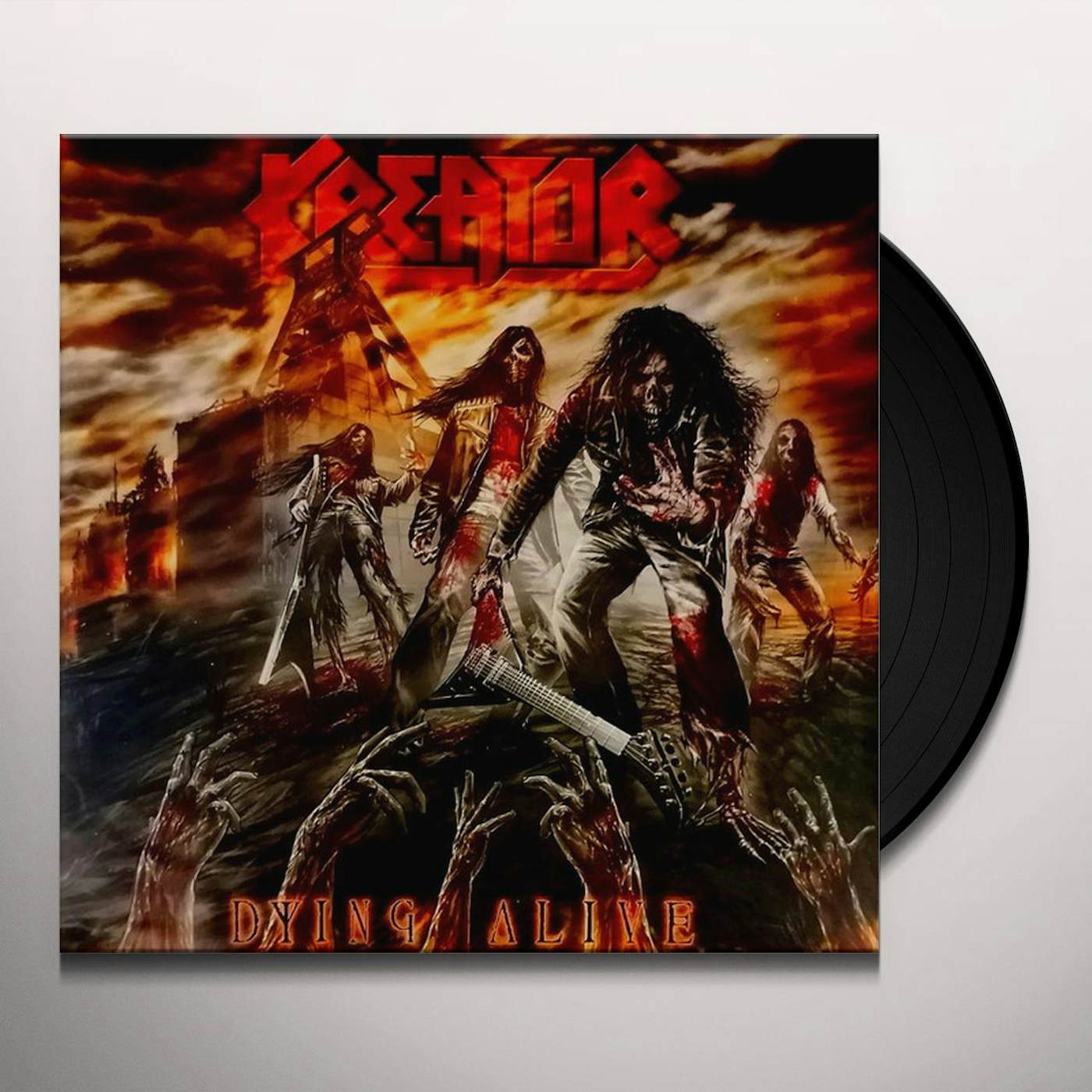 Kreator DYING ALIVE Vinyl Record