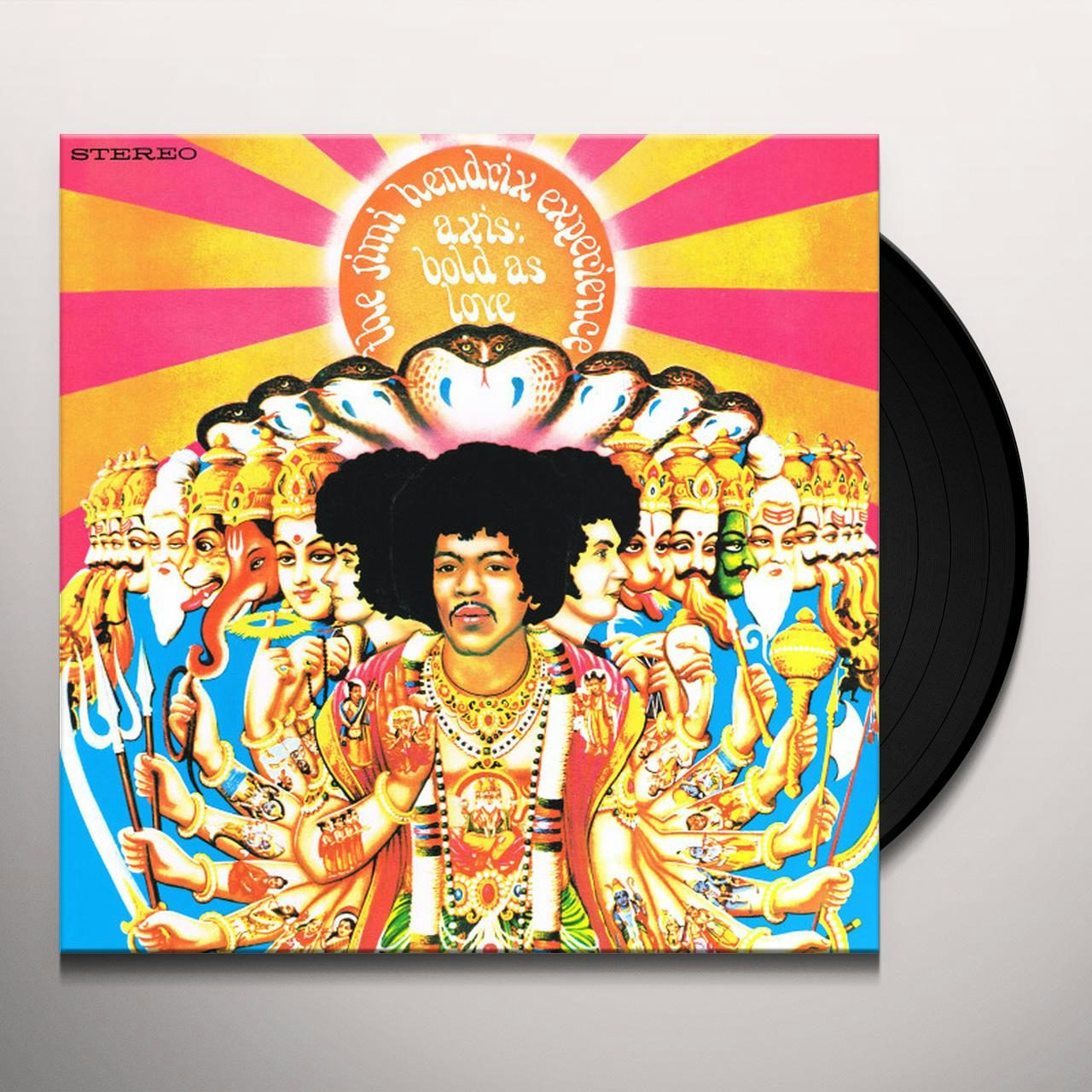 Jimi Hendrix AXIS BOLD AS LOVE Vinyl Record