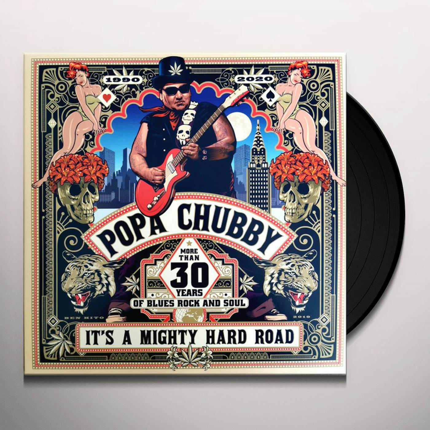 Popa Chubby ITS A MIGHTY HARD ROAD Vinyl Record