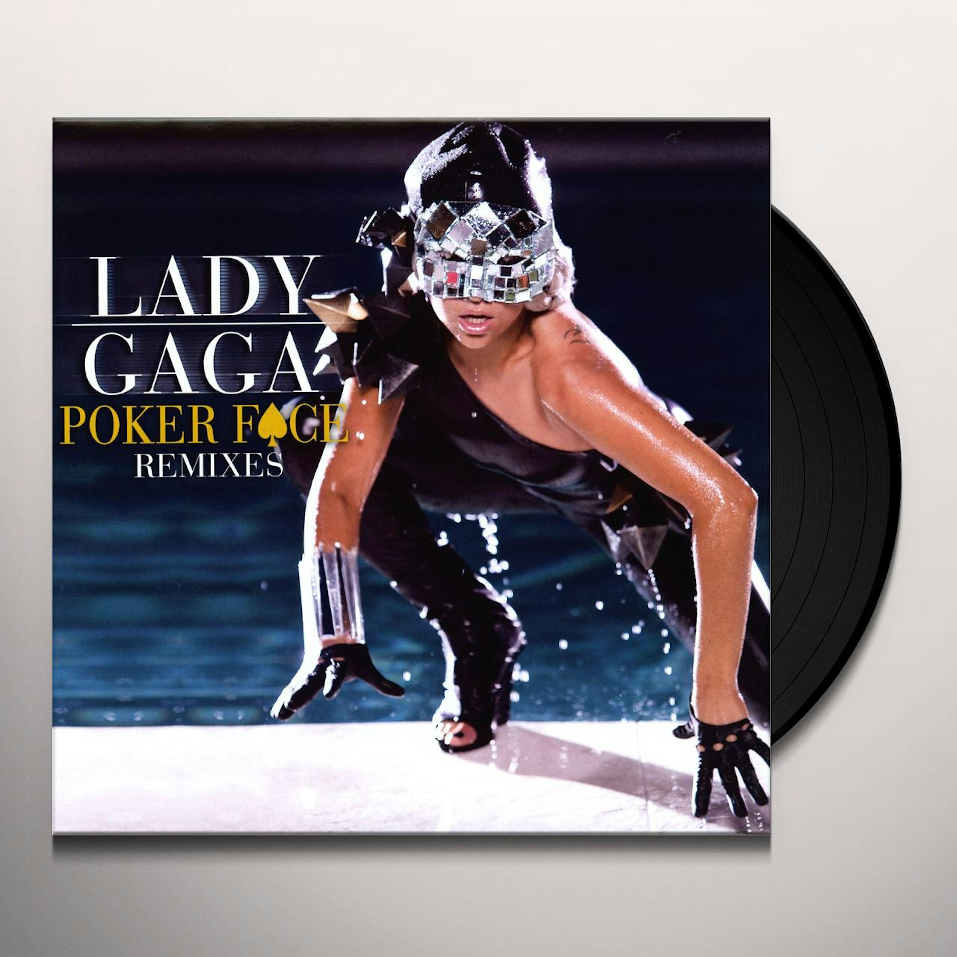 Lady Gaga POKER FACE REMIXES (X5) Vinyl Record Remixes