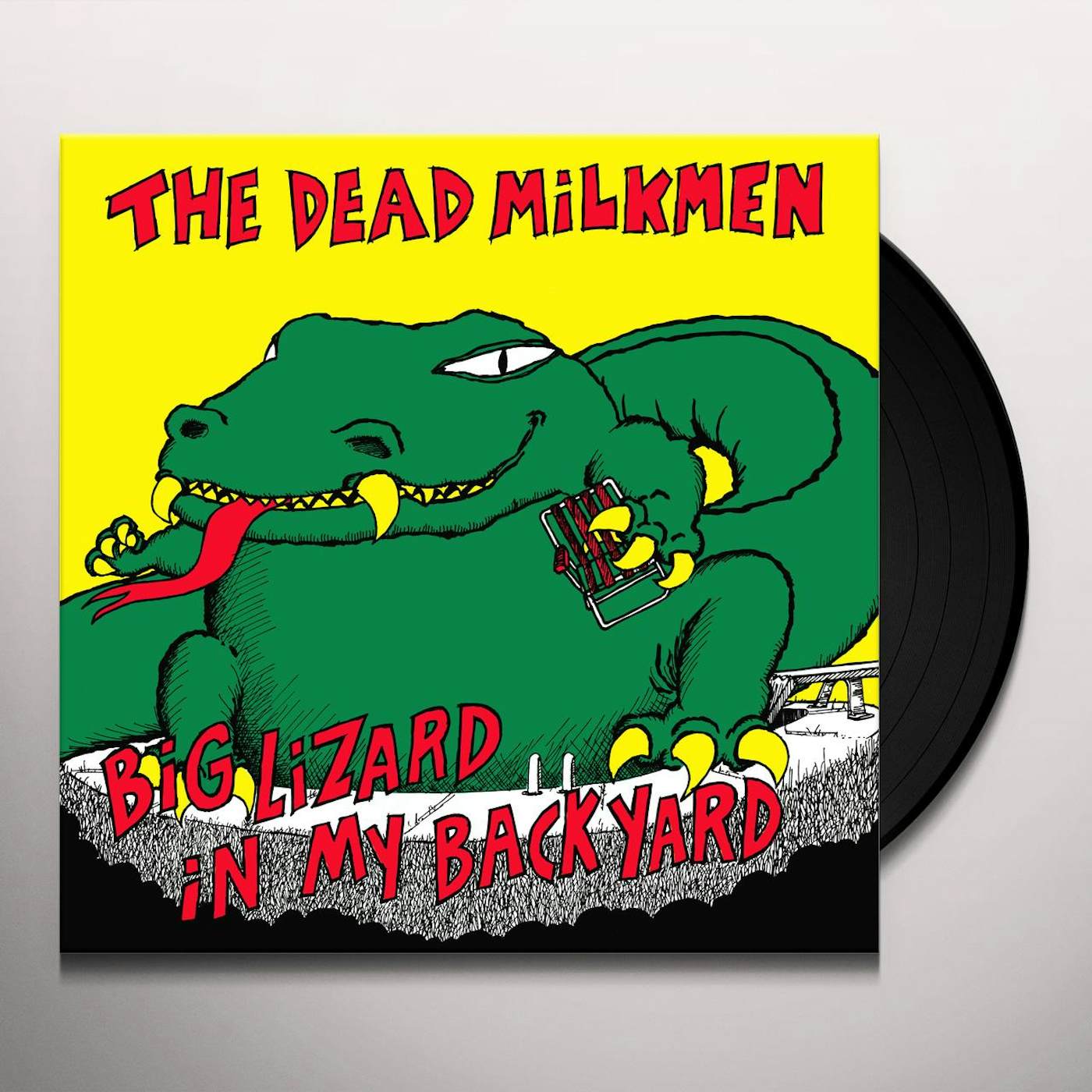 The Dead Milkmen BIG LIZARD IN MY BACKYARD Vinyl Record
