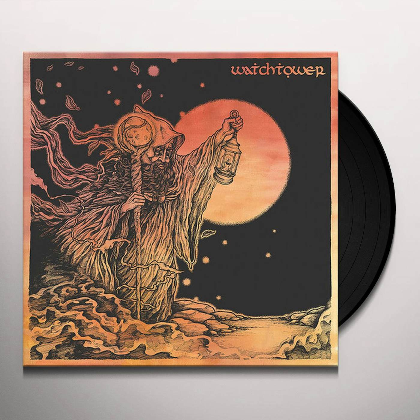 Watchtower RADIANT MOON (MILKY CLEAR / CLASSIC BLACK COLOR) Vinyl Record