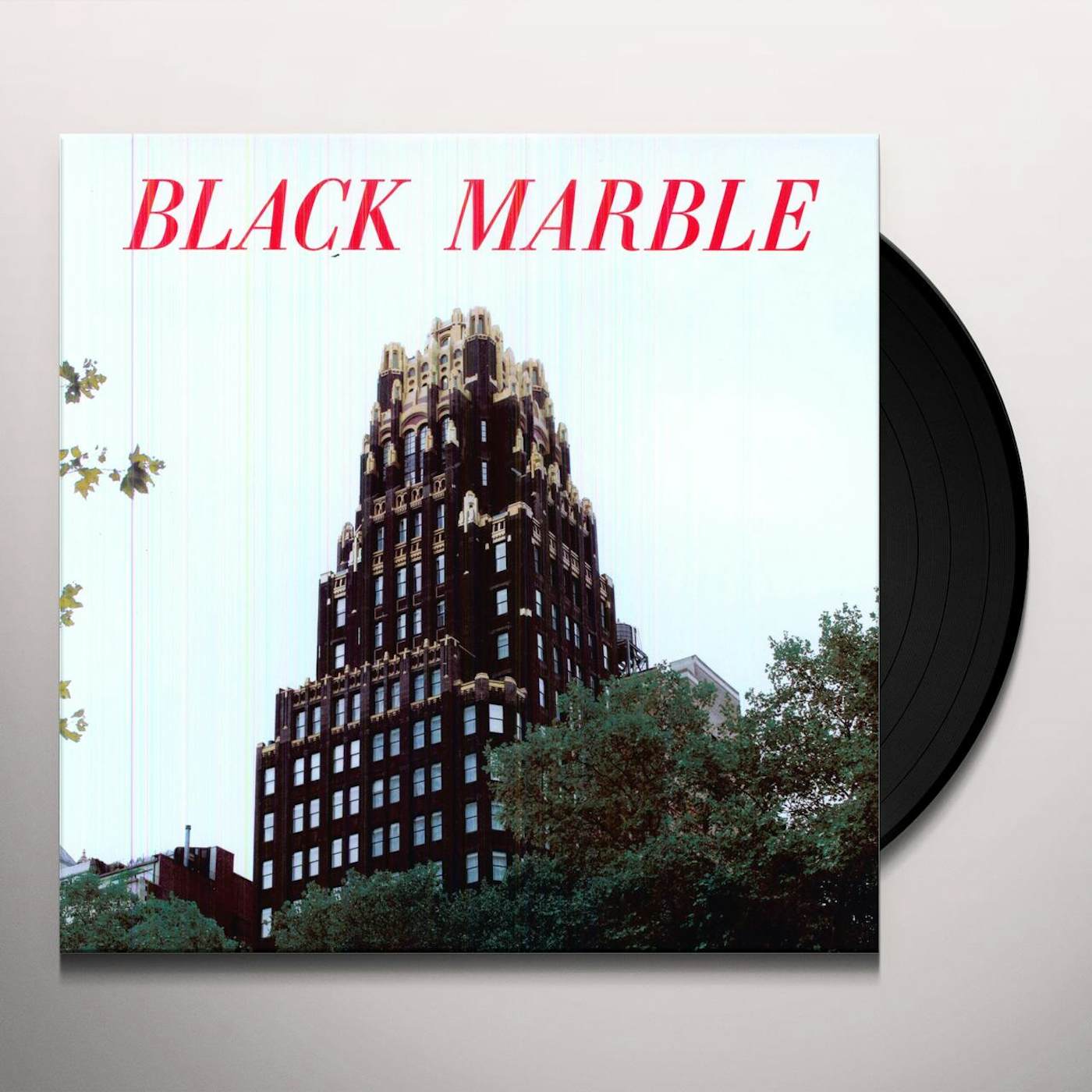Black Marble Weight Against the Door Vinyl Record