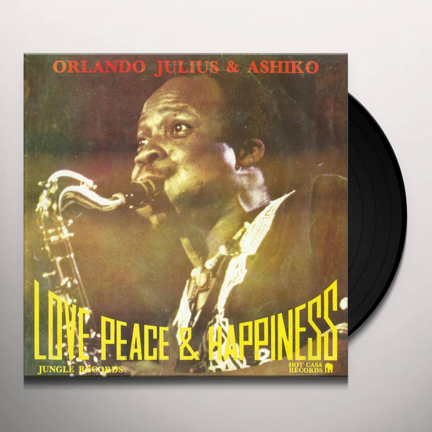 Orlando Julius LOVE PEASE & HAPPINESS Vinyl Record