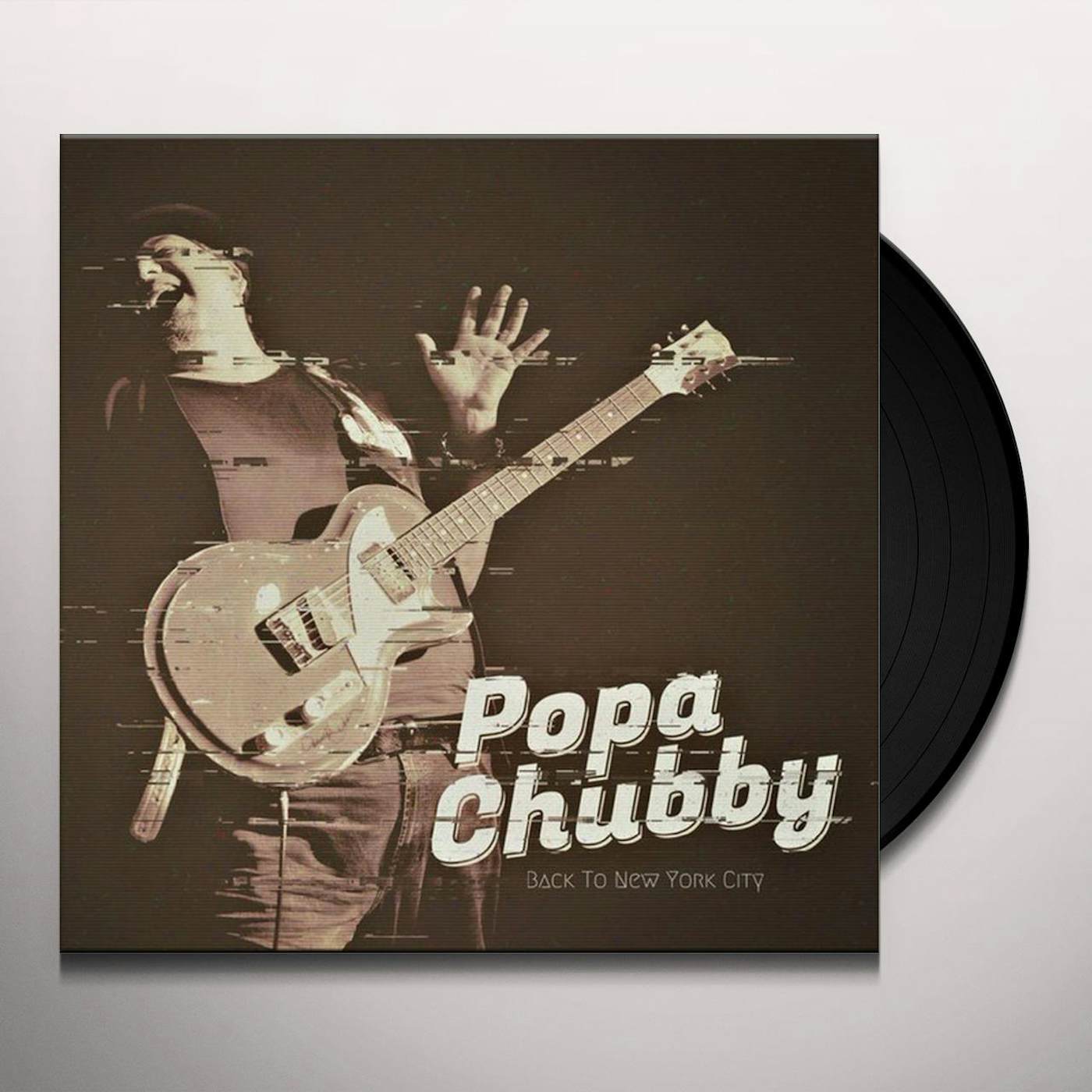 Popa Chubby BACK TO NEW YORK CITY (2 LP) Vinyl Record