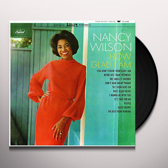 Nancy Wilson How Glad I Am Vinyl Record
