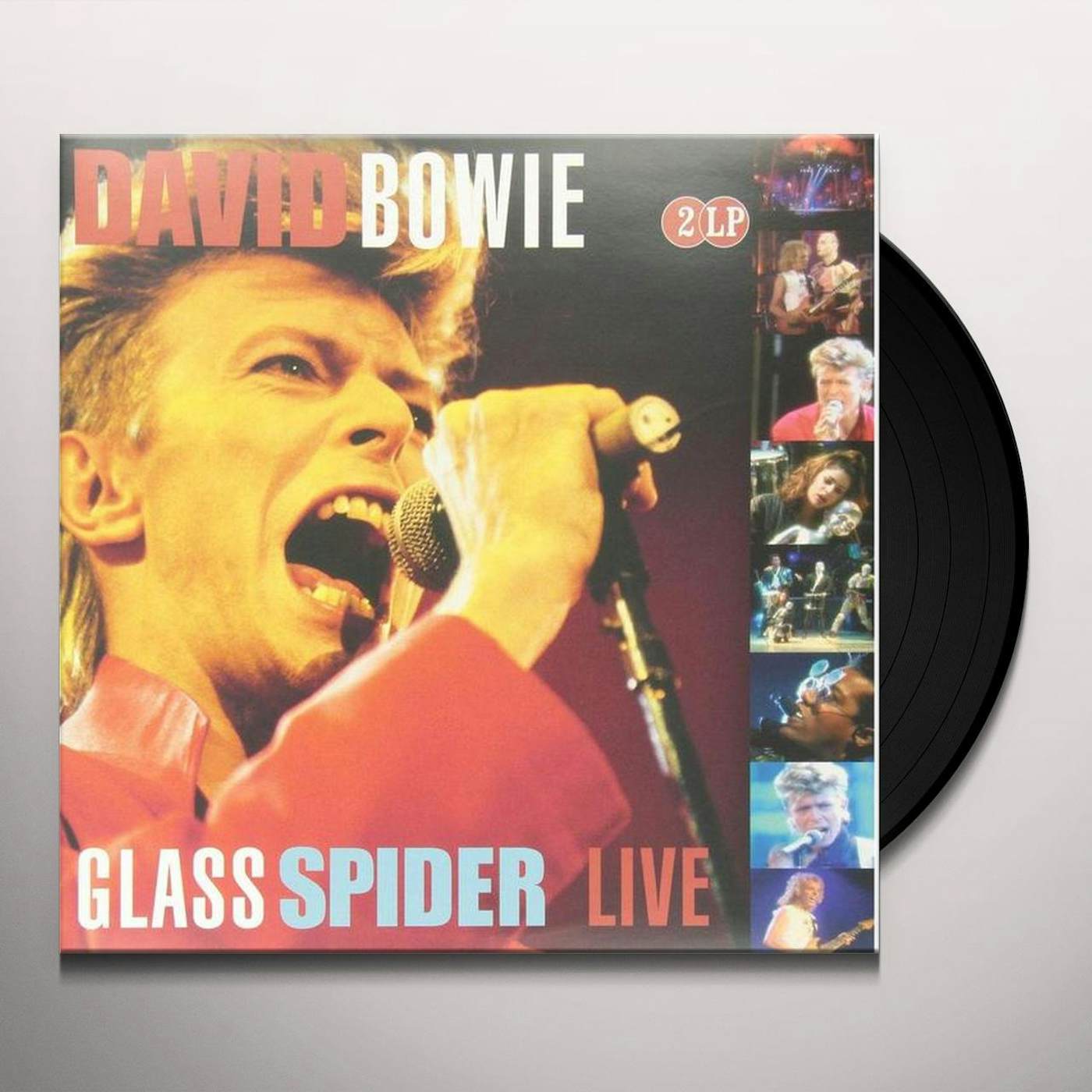 David Bowie GLASS SPIDER LIVE Vinyl Record - Holland Release