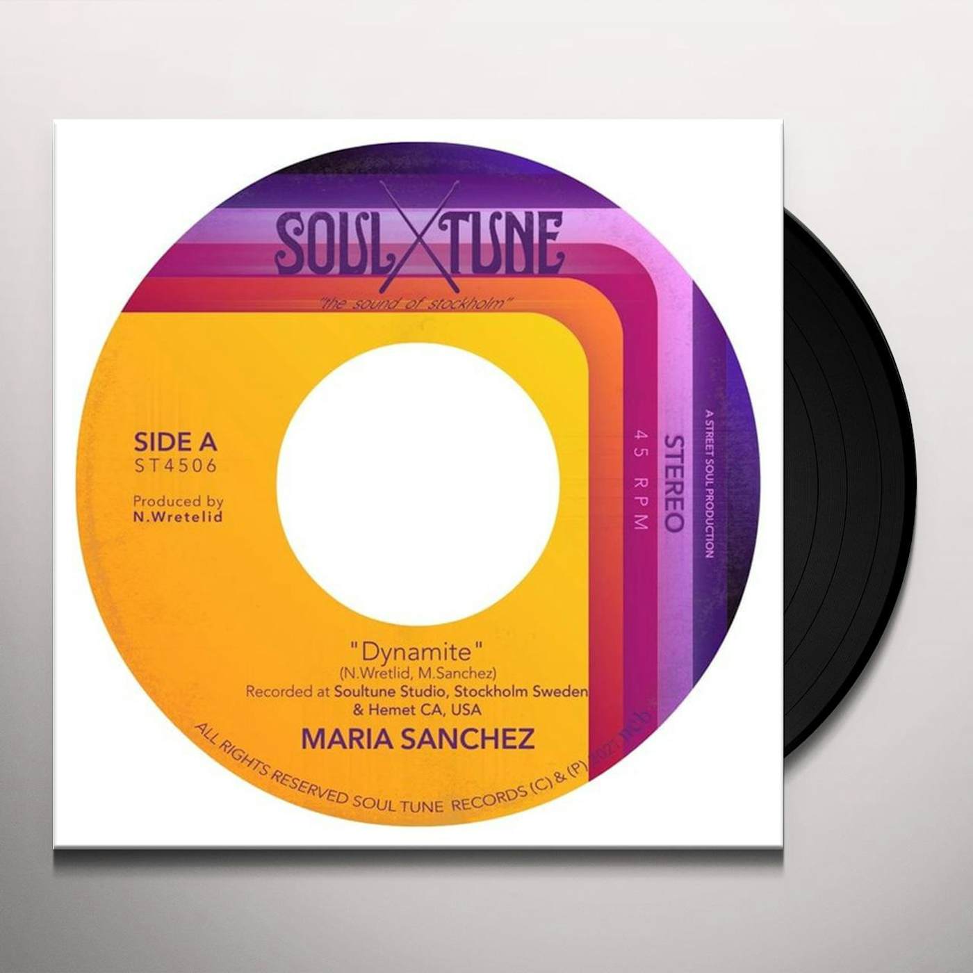María Sánchez DYNAMITE / SENSATION Vinyl Record