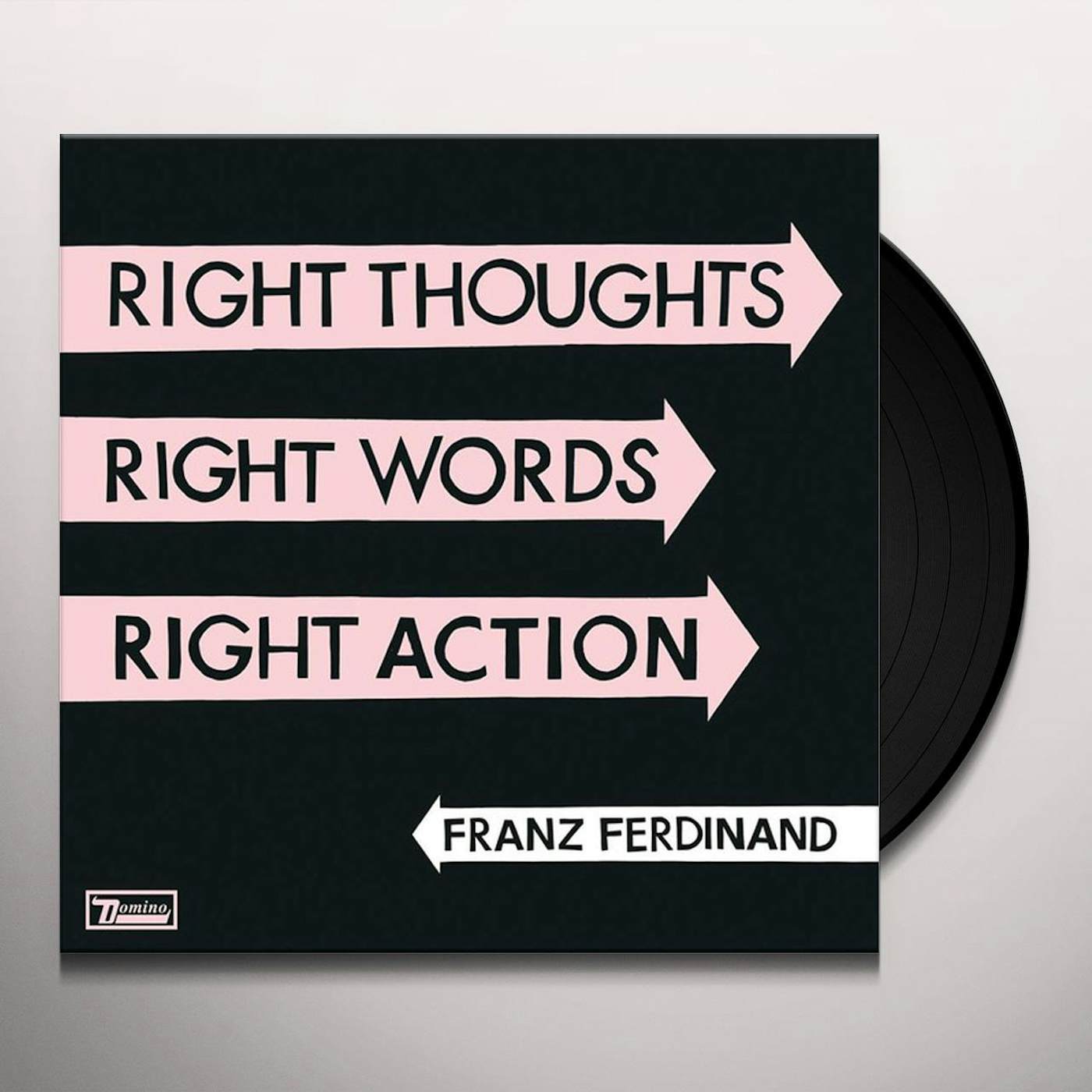 Franz Ferdinand RIGHT THOUGHTS, RIGHT WORDS, RIGHT ACTION (DL CARD) Vinyl Record