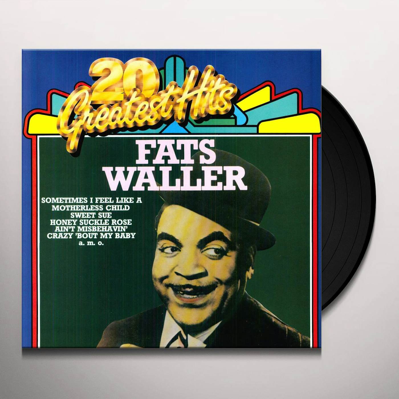 Fats Waller 20 GREATEST HITS Vinyl Record