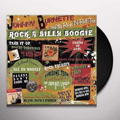 Johnny Burnette ROCK A BILLY BOOGIE Vinyl Record