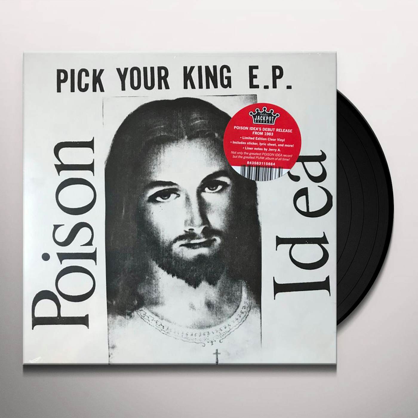 Poison Idea PICK YOUR KING Vinyl Record - Blue Vinyl