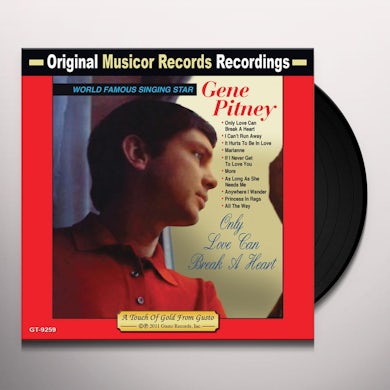 Gene Pitney ONLY LOVE CAN BREAK A HEART Vinyl Record