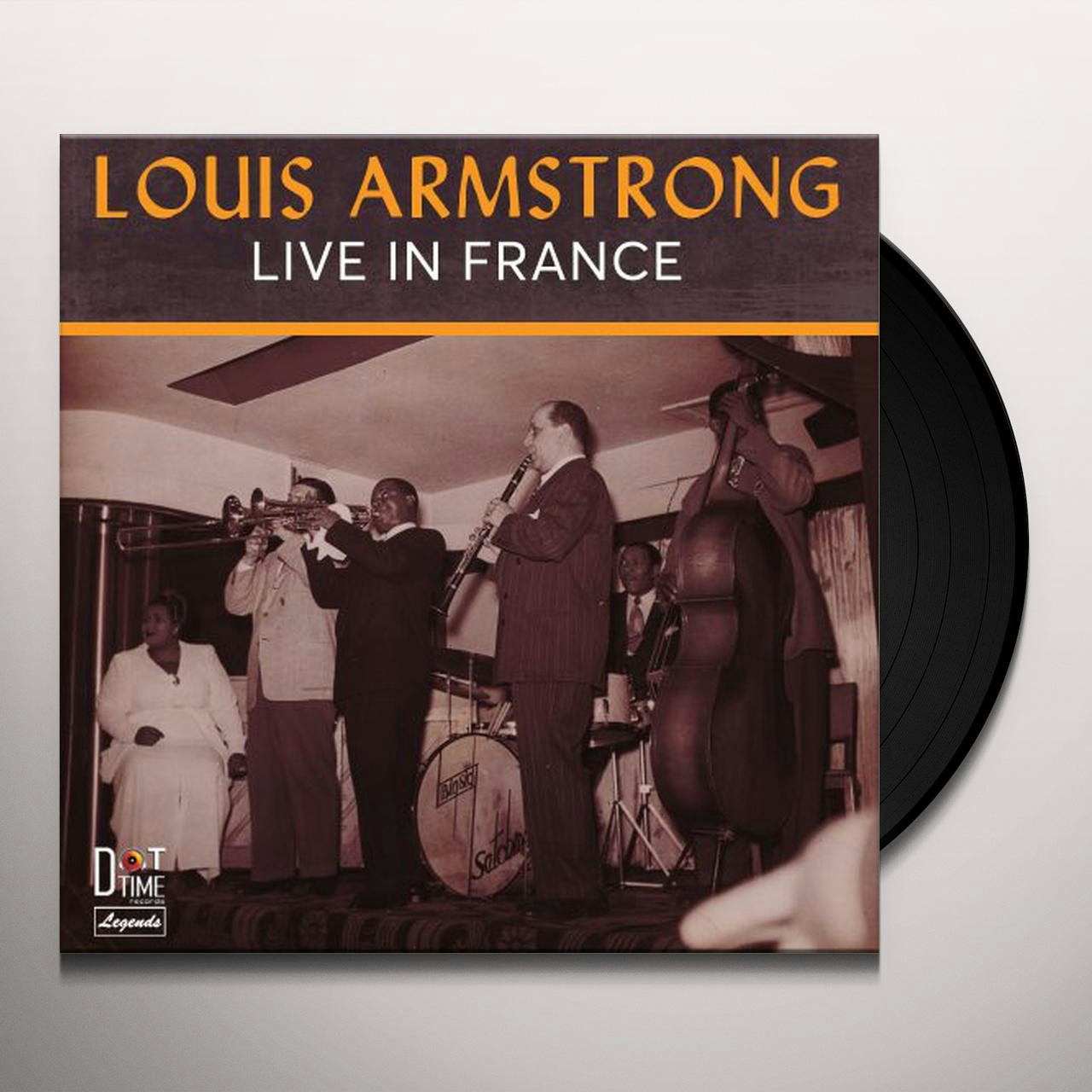 Louis Armstrong LIVE IN FRANCE 1948 Vinyl Record