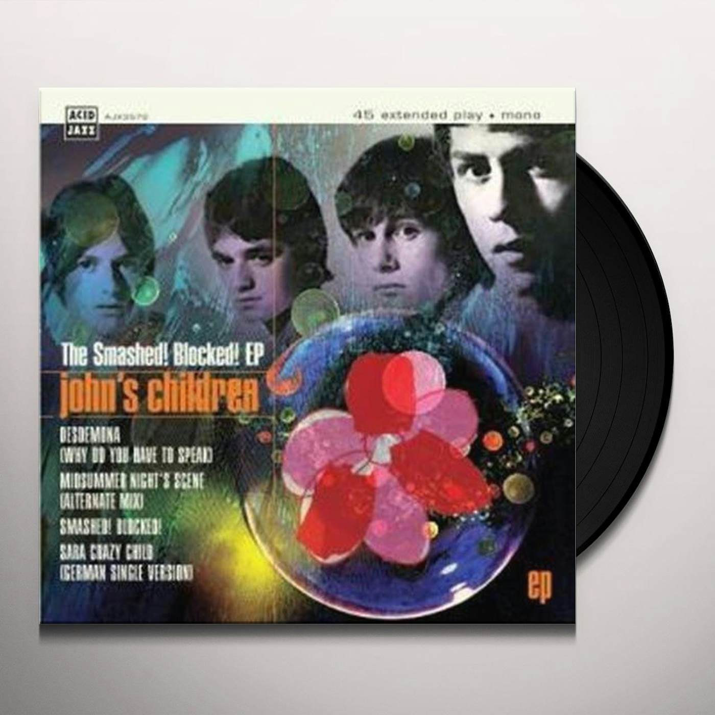 John's Children SMASHED BLOCKED Vinyl Record