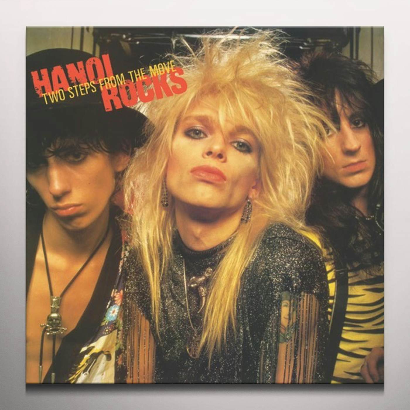 Hanoi Rocks TWO STEPS FROM THE MOVE - Limited Edition Yellow Colored Vinyl Record