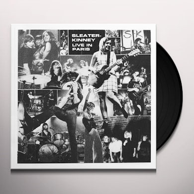 Sleater-Kinney LIVE IN PARIS (GREEN VINYL) Vinyl Record