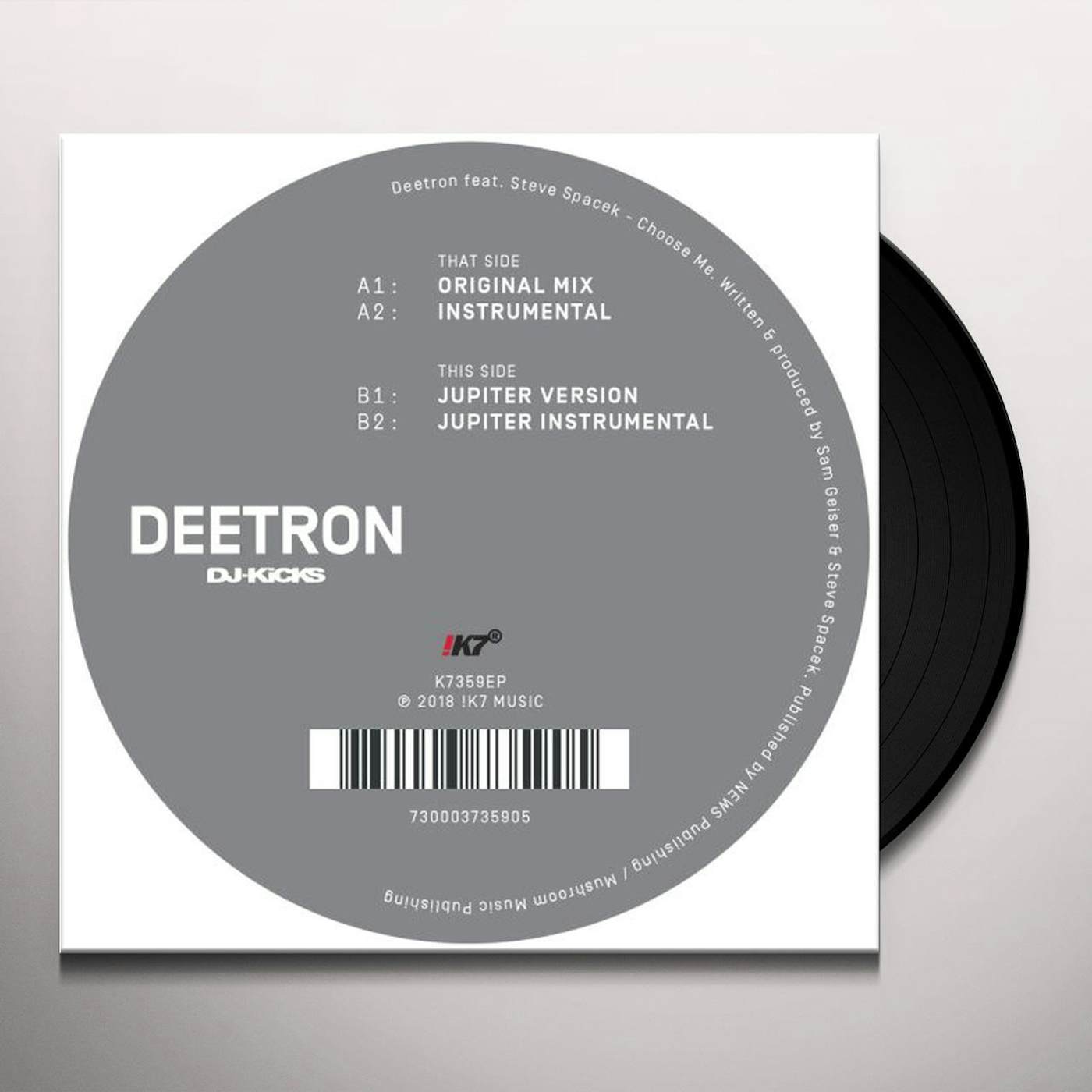 Deetron & Steve Spacek CHOOSE ME Vinyl Record