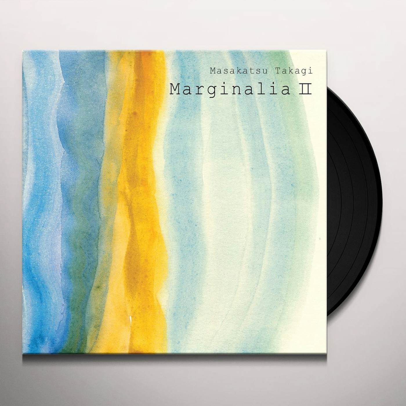 Masakatsu Takagi MARGINALIA II - Original Soundtrack Vinyl Record