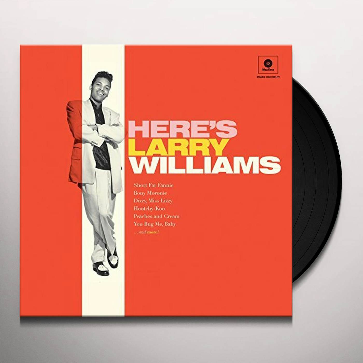 HERE'S LARRY WILLIAMS + 2 BONUS TRACKS Vinyl Record - 180 Gram Pressing, Spain Release