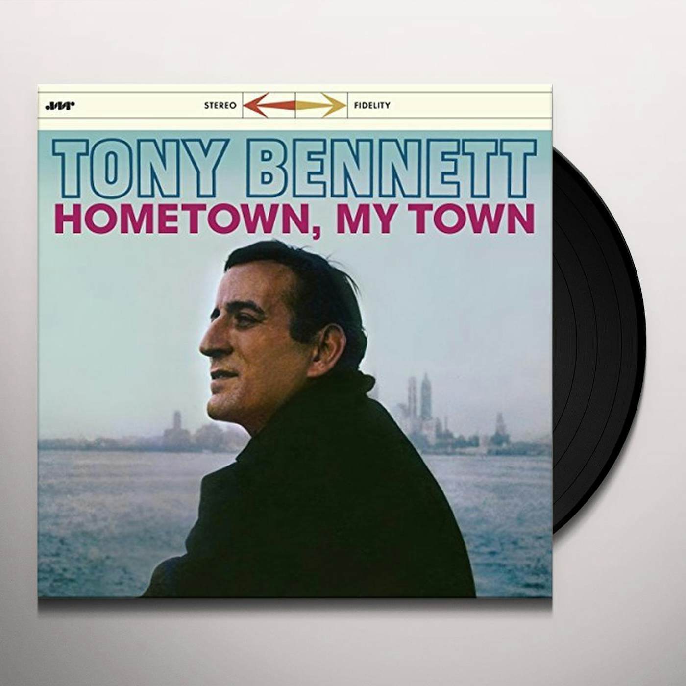 Tony Bennett HOMETOWN MY TOWN + 3 BONUS TRACKS Vinyl Record