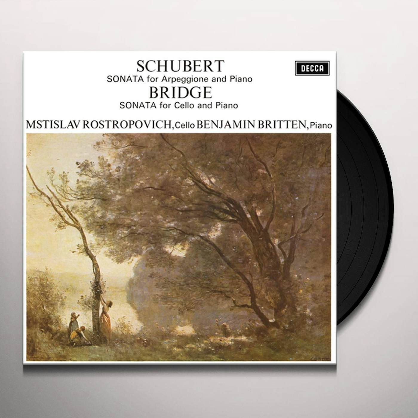 Mstislav Rostropovich SCHUBERT & BRIDGE: SONATAS Vinyl Record