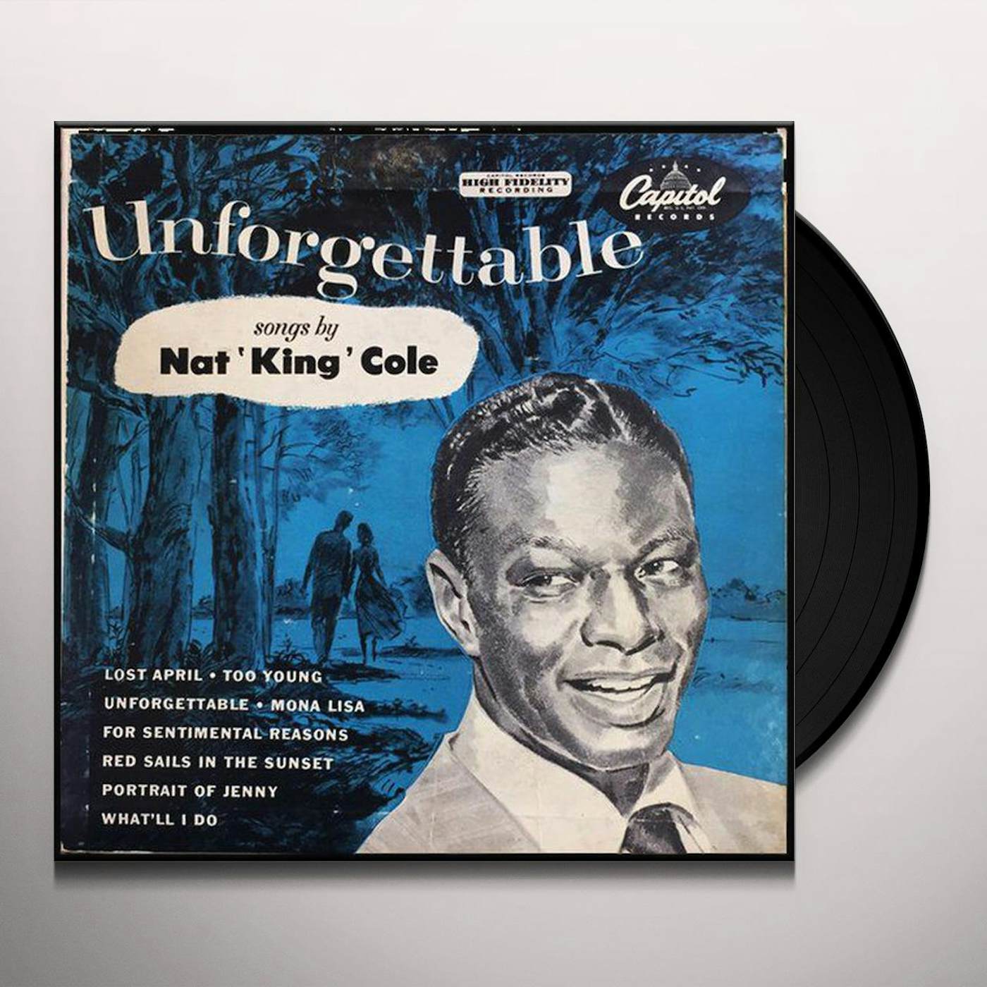 Nat King Cole Unforgettable Vinyl Record