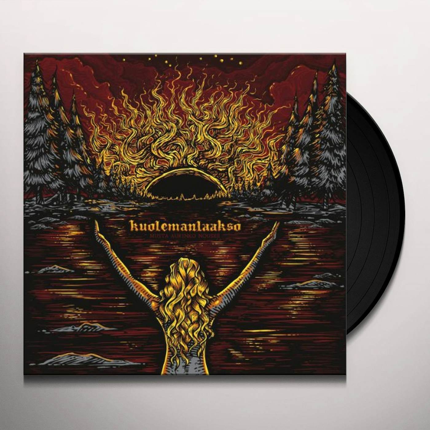 Kuolemanlaakso MUSTA AURINKO NOUSEE EP Vinyl Record