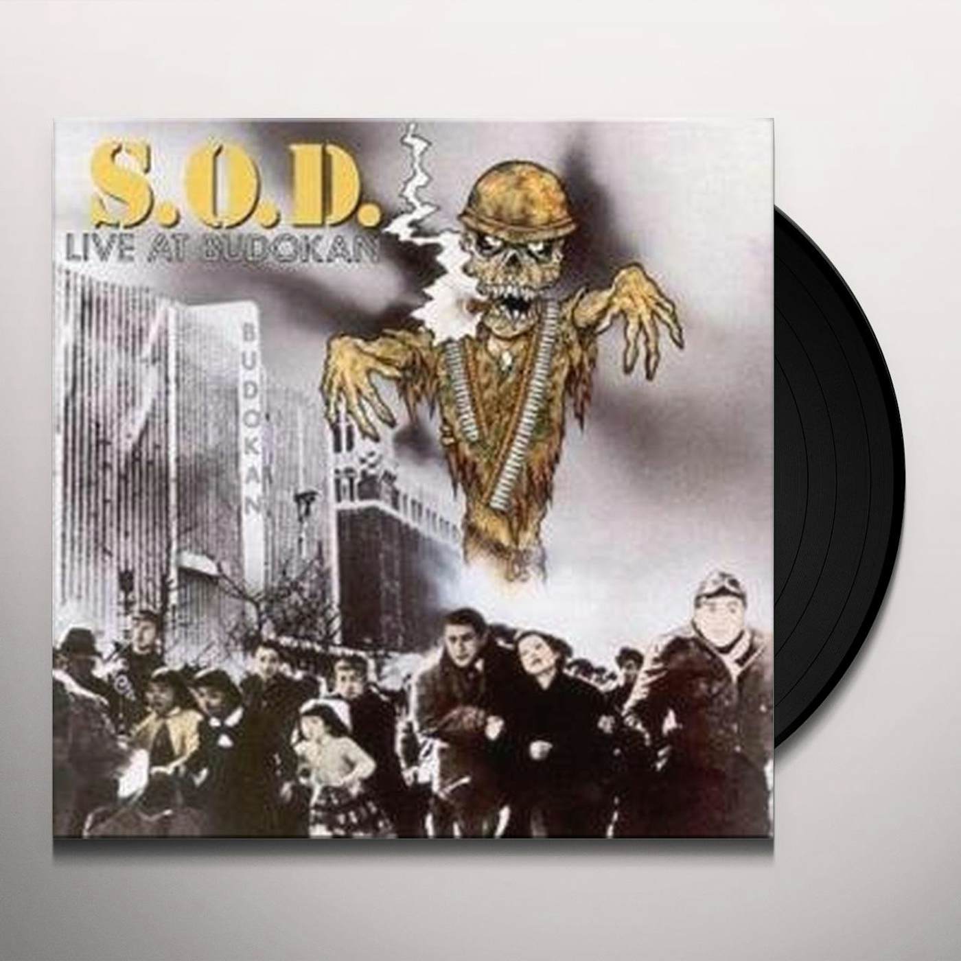 S.O.D. LIVE AT BUDOKAN Vinyl Record - UK Release