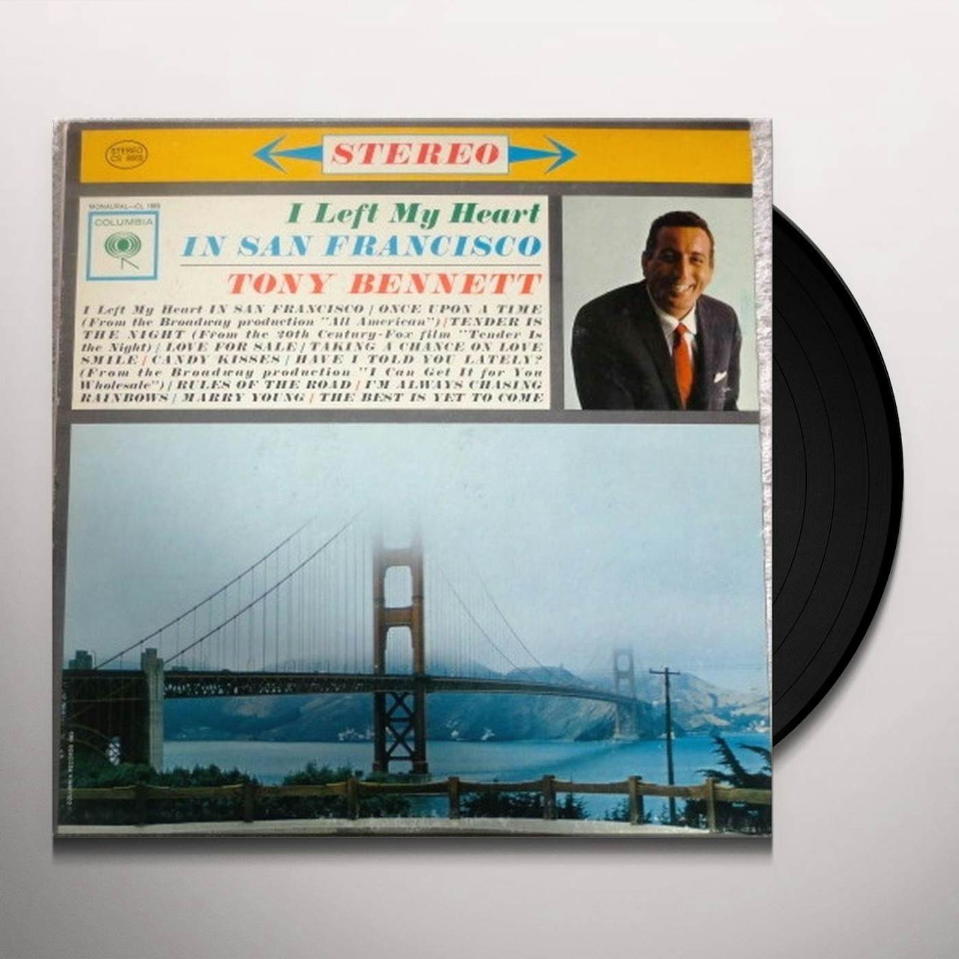 Tony Bennett I Left My Heart In San Francisco Vinyl Record