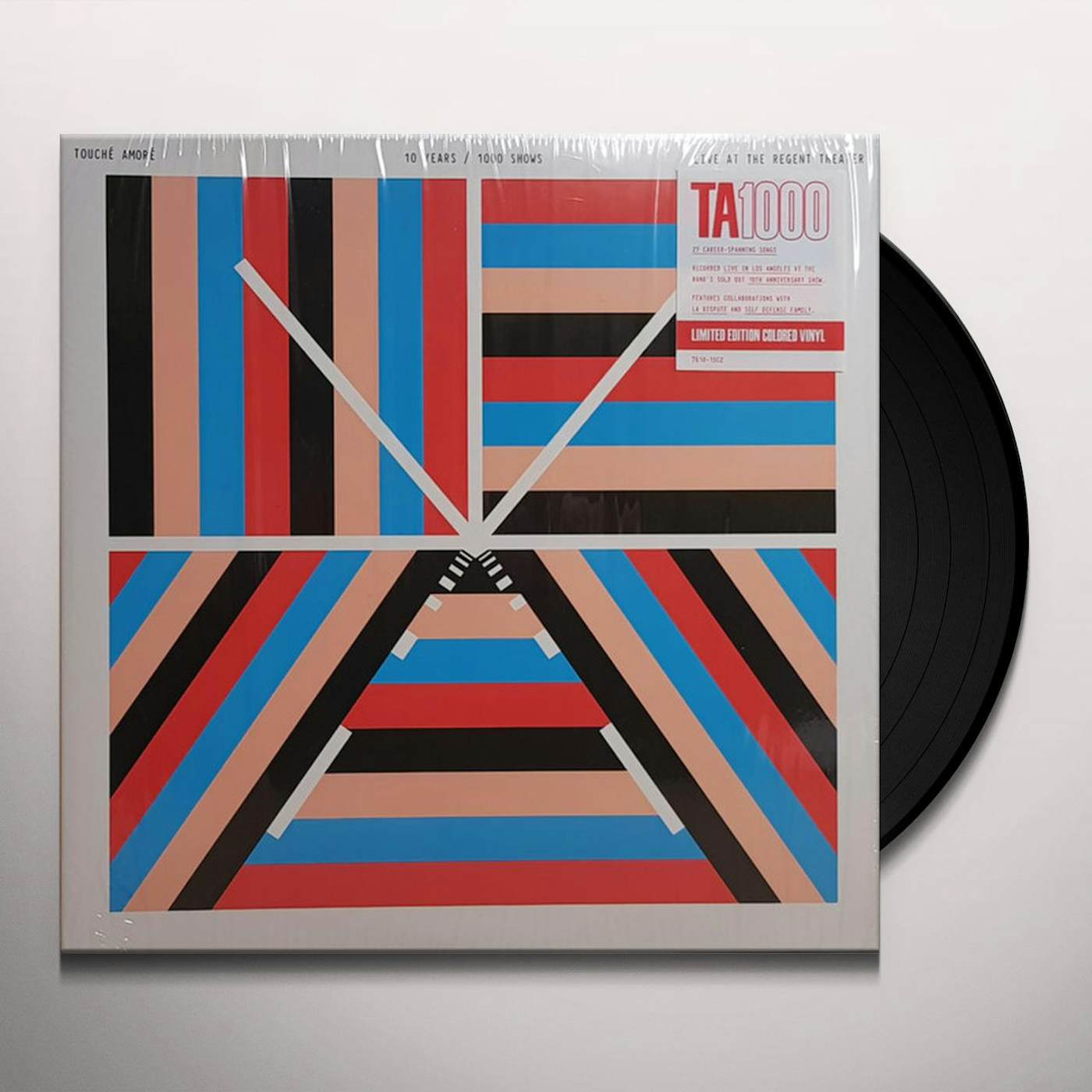 Touché Amoré 10 YEARS / 1000 SHOWS: LIVE AT THE REGENT THEATER Vinyl Record