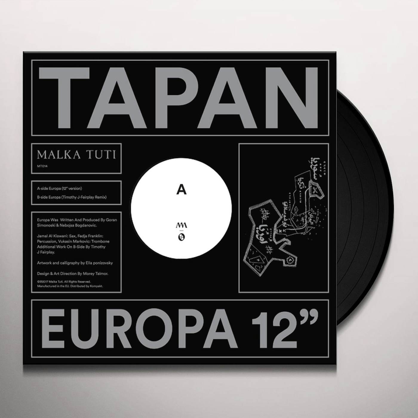 Tapan EUROPA Vinyl Record