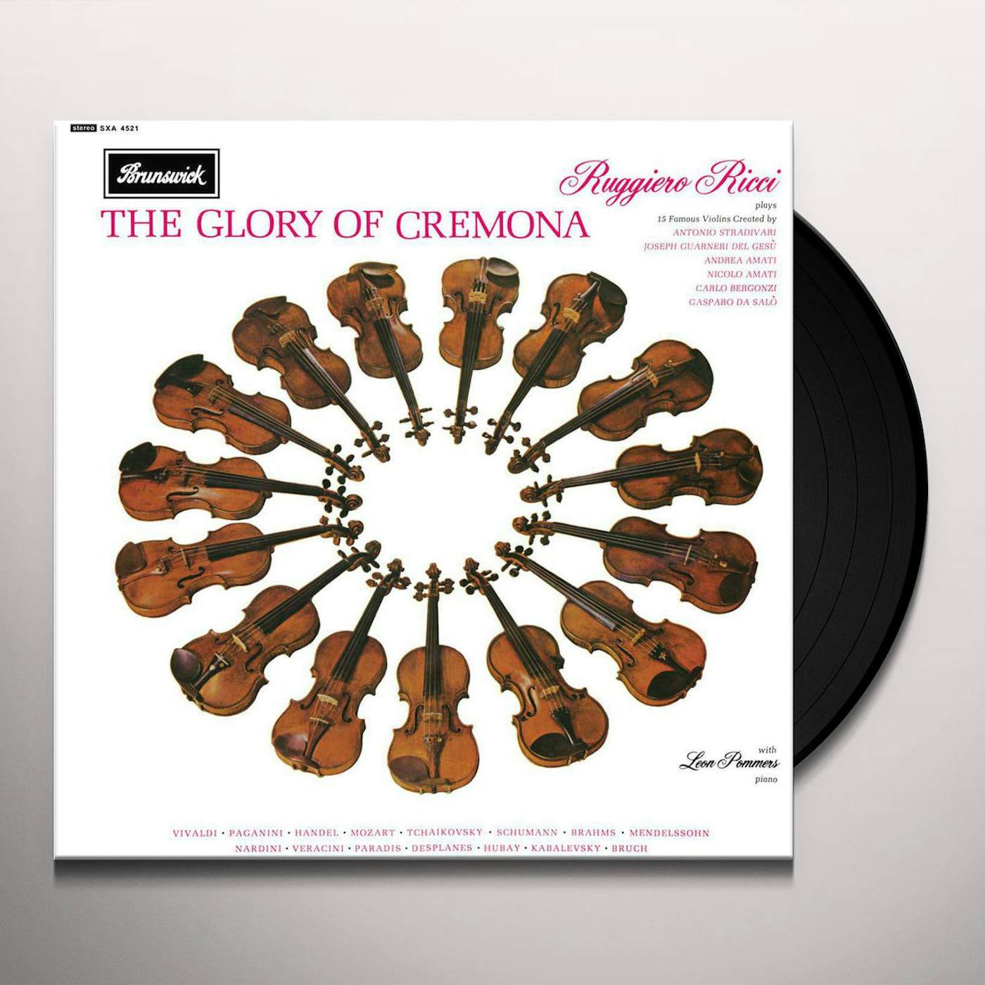 Ruggiero Ricci GLORY OF CREMONA Vinyl Record