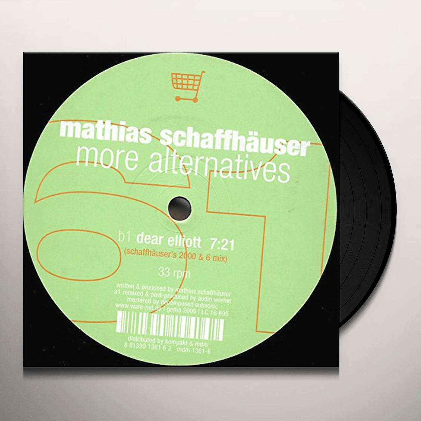 Mathias Schaffhäuser MORE ALTERNATIVES Vinyl Record