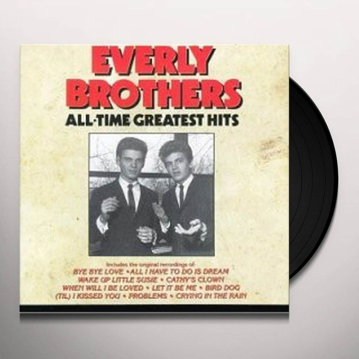The Everly Brothers ALL-TIME GREATEST HITS Vinyl Record