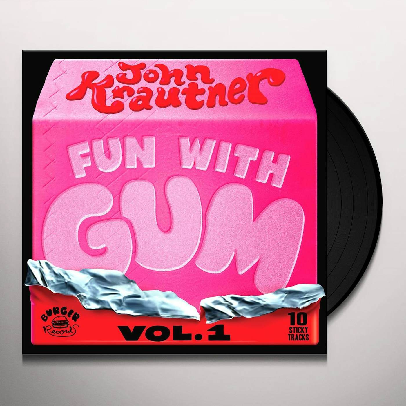 John Krautner FUN WITH GUM 1 Vinyl Record - Digital Download Included