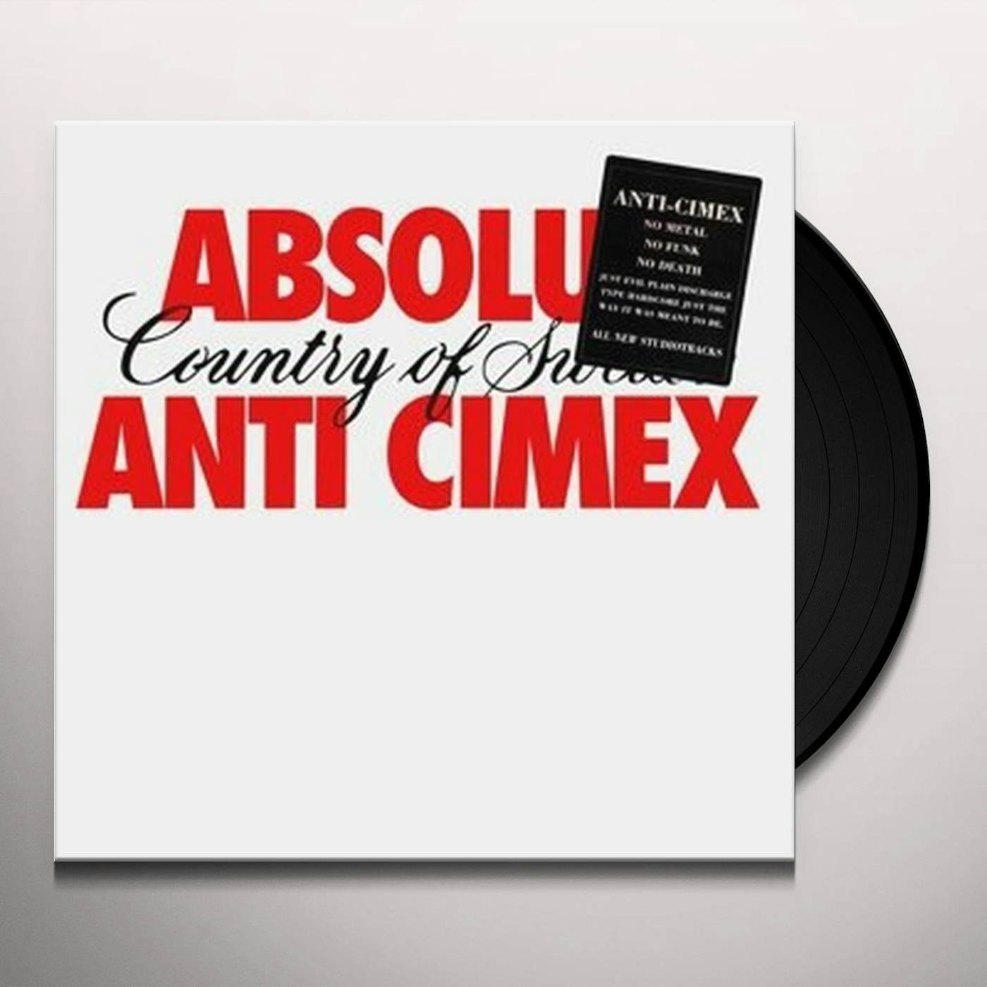 Anti Cimex ABSOLUT COUNTRY OF SWE Vinyl Record