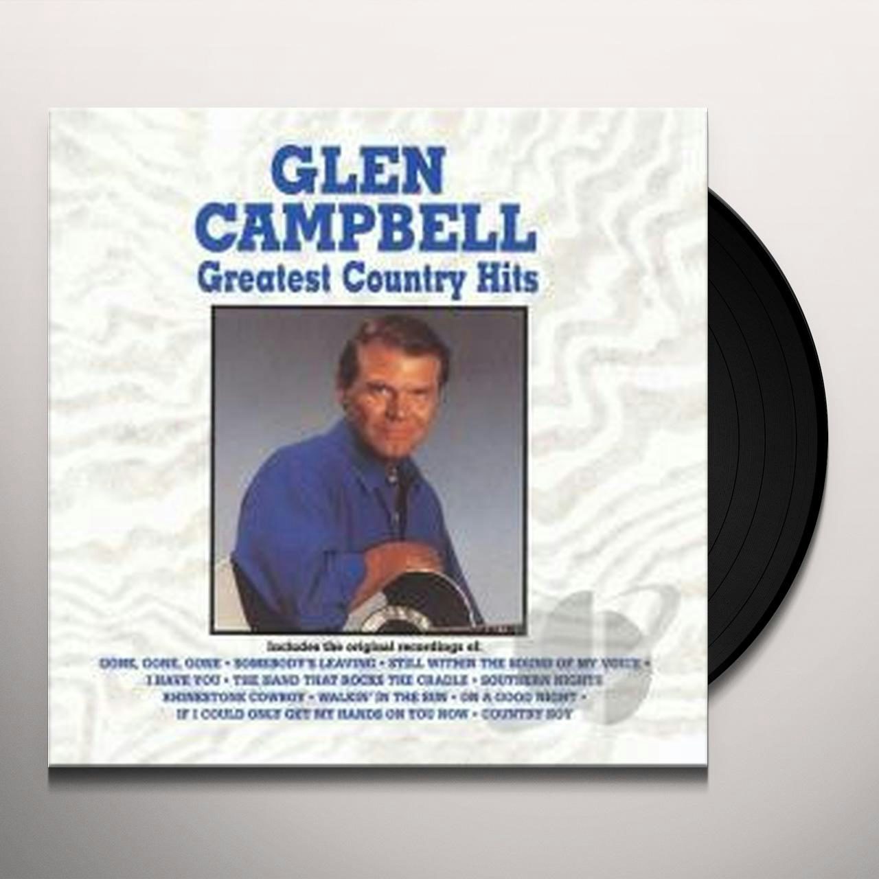 Greatest Country Hits Vinyl Record - Glen Campbell