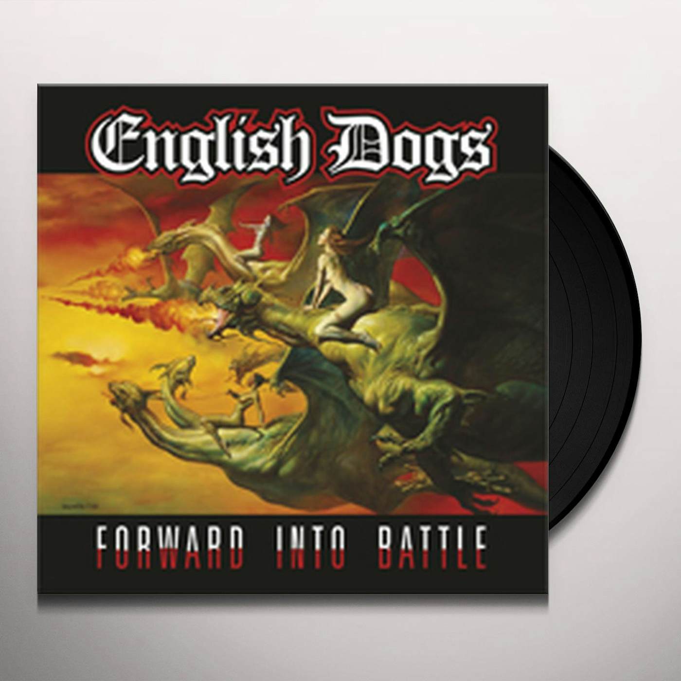 English Dogs Forward Into Battle Vinyl Record