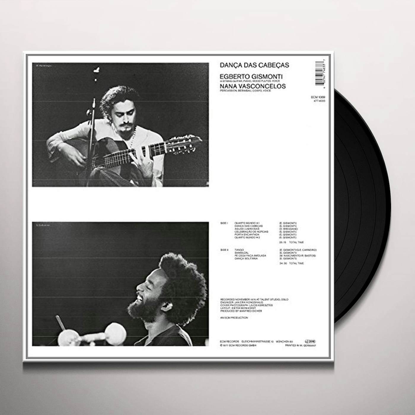 Egberto Gismonti DANCA DAS CABECAS Vinyl Record