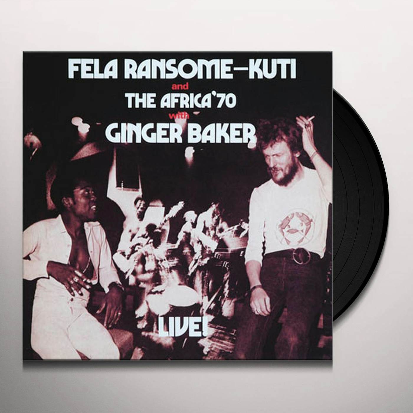 Fela Kuti Fela Live With Ginger Baker Vinyl Record