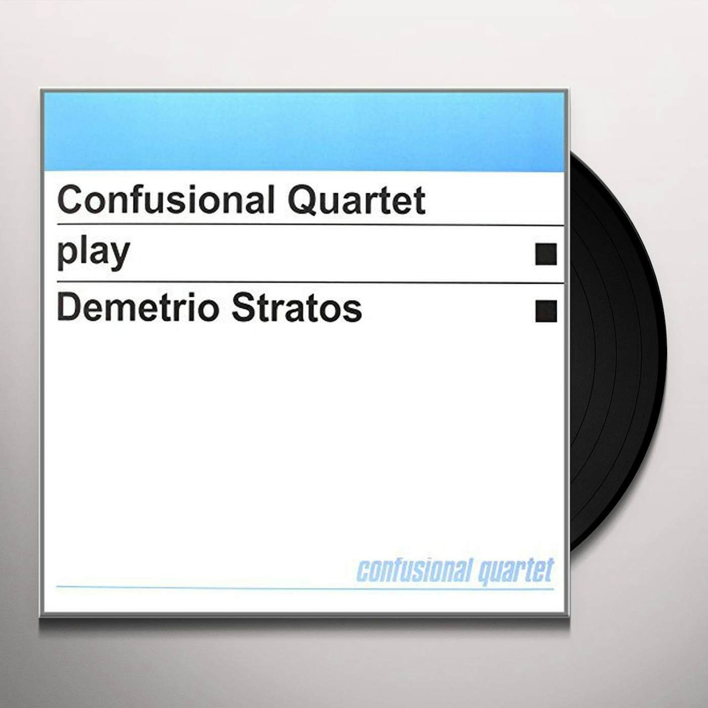 Confusional Quartet Play Demetrio Stratos Vinyl Record