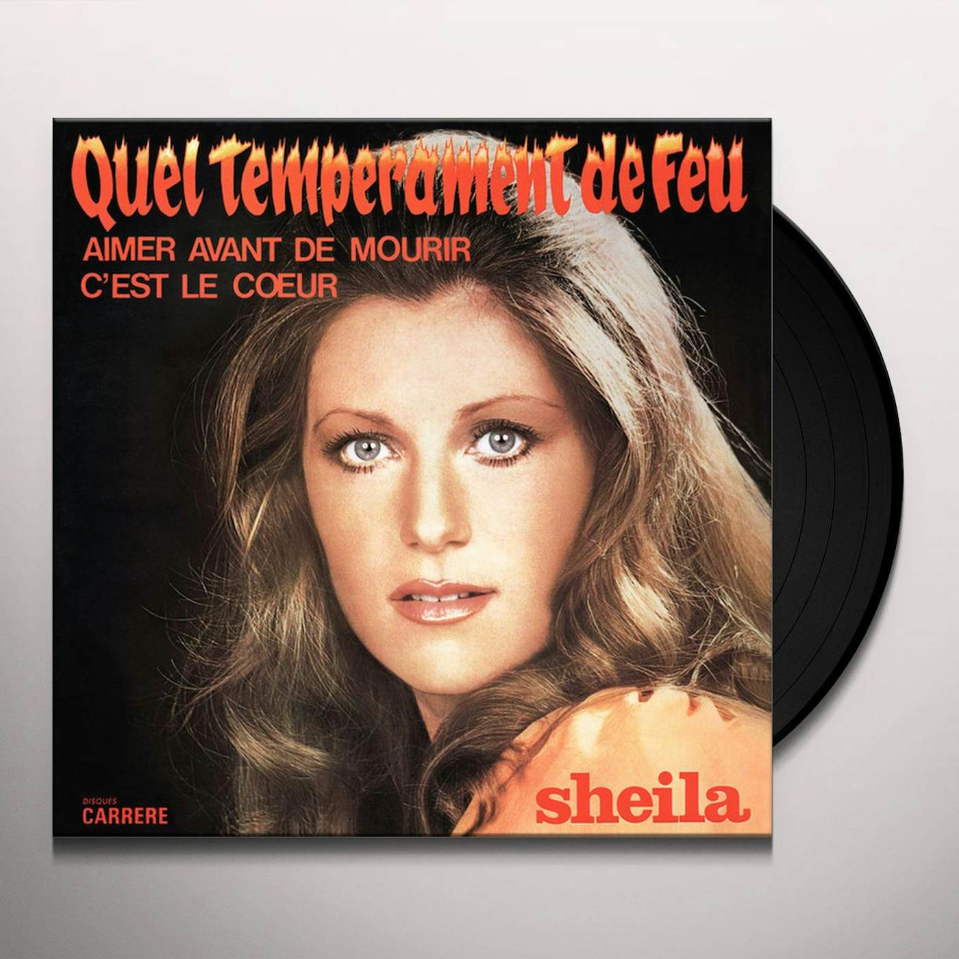 Sheila QUEL TEMPERAMENT DE FEU Vinyl Record