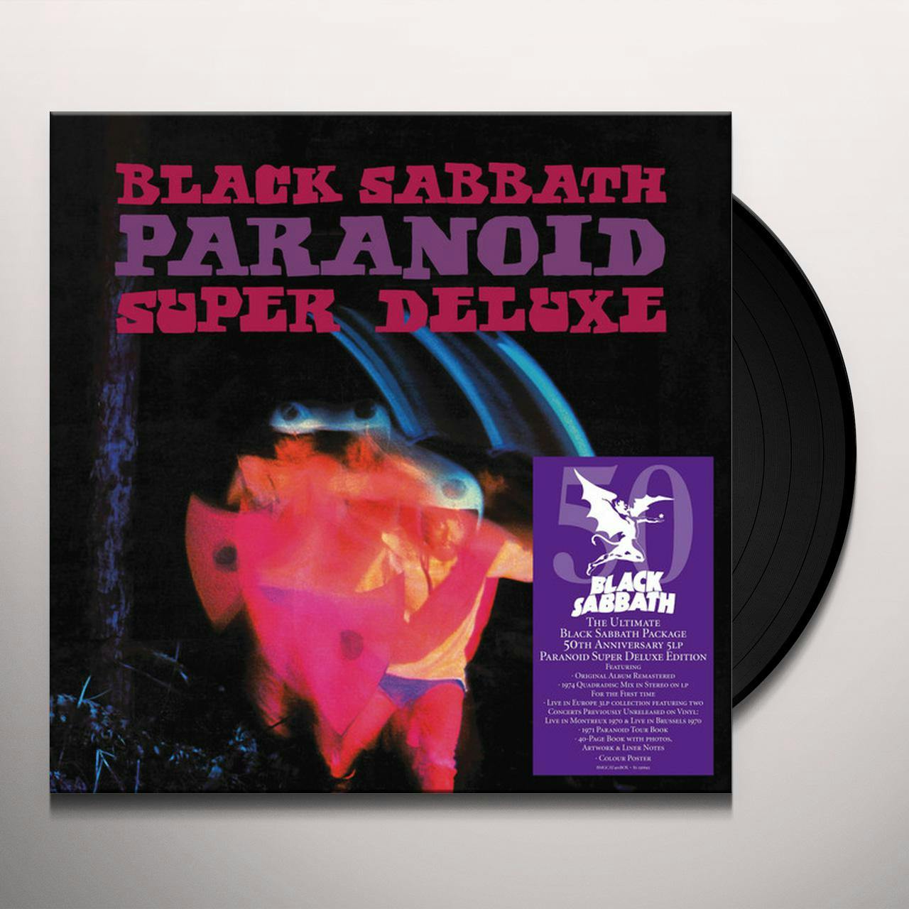 Sabbath　Vinyl　Paranoid　Black　Record