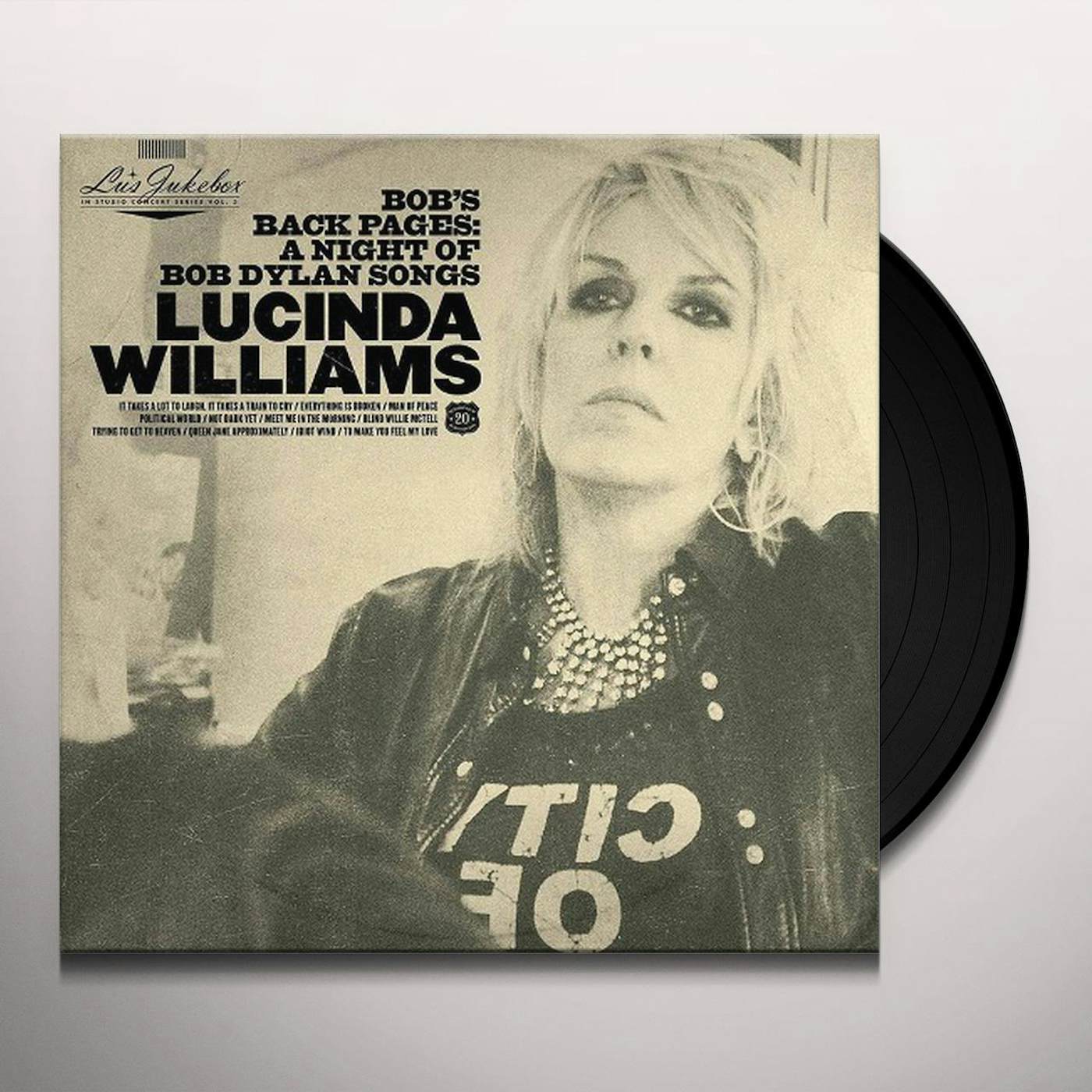 Lucinda Williams LU'S JUKEBOX VOL. 3: BOB'S BACK PAGES: A NIGHT OF Vinyl Record