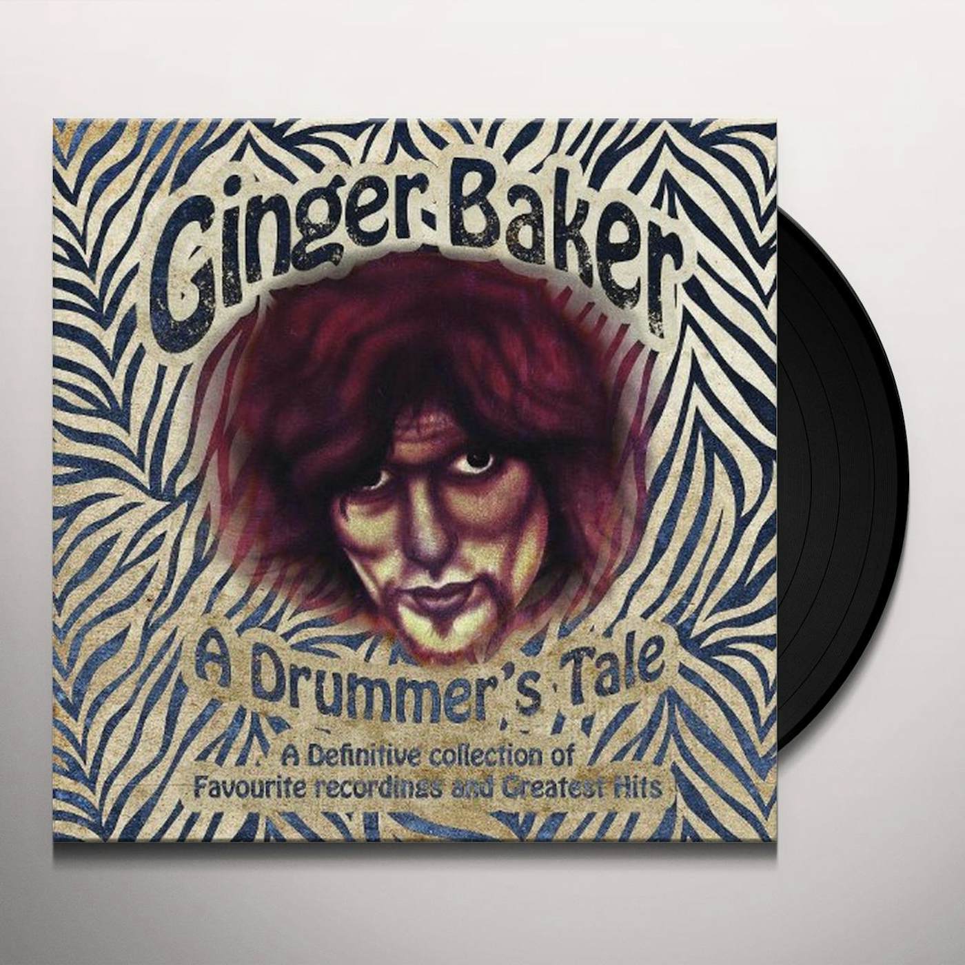 Ginger Baker DRUMMER'S TALE Vinyl Record - UK Release