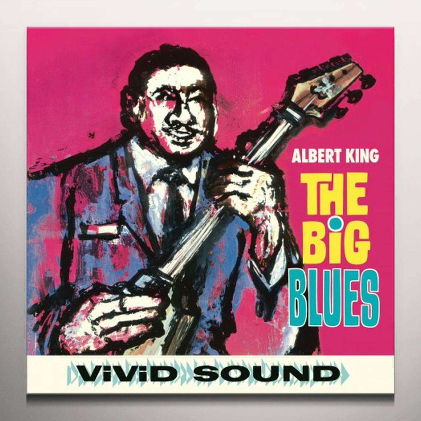 Albert King BIG BLUES  (BONUS TRACKS) Vinyl Record - Blue Vinyl, Colored Vinyl, Limited Edition, 180 Gram Pressing