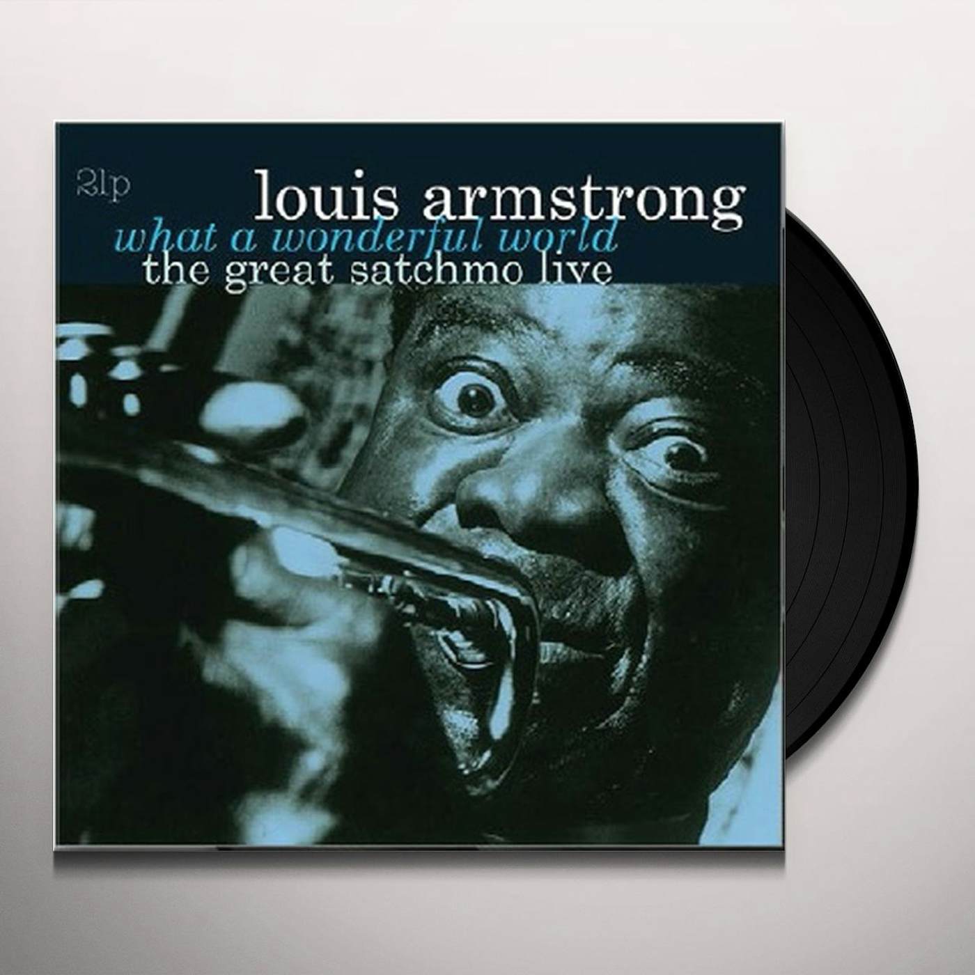 Louis Armstrong Satchmo Serenades Album Cover T-Shirt White