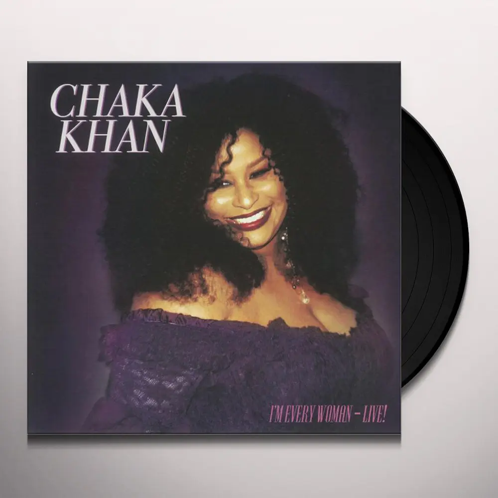 Chaka Khan I M EVERY WOMAN LIVE Vinyl Record chaka-khan-i-m-every-woman-live-vinyl-record