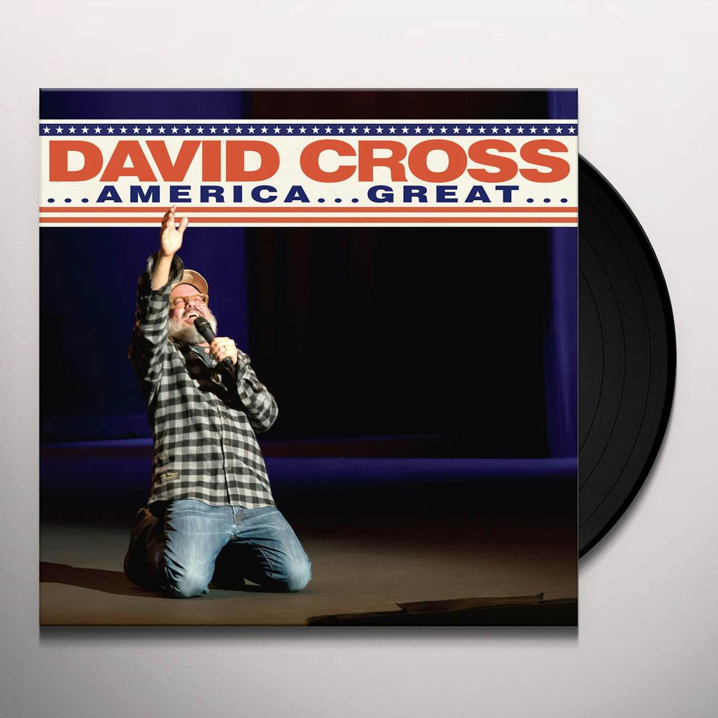 David Cross AMERICA....GREAT Vinyl Record